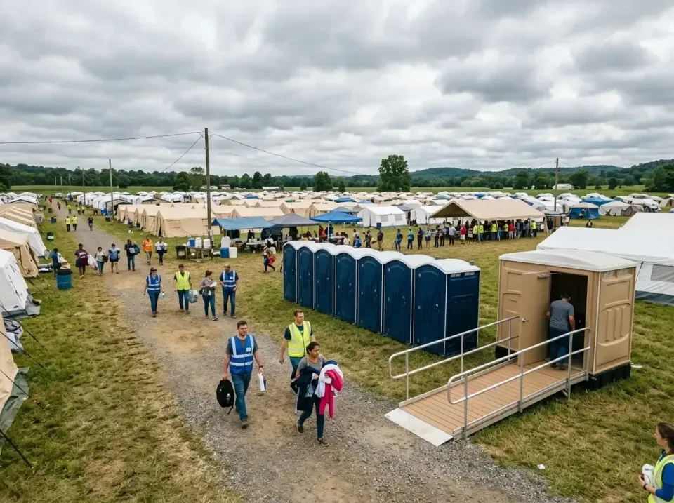disaster-relief-camp-restrooms-010 — frequently asked questions, Dumpster & Portable Bathrooms Rental in Fruitland, MD